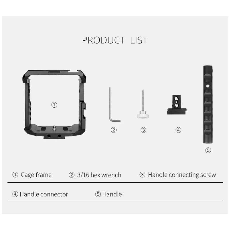 Корпус для камеры SmallRig из алюминиевого сплава с верхней ручкой кинокамеры Z CAM E2 E2C