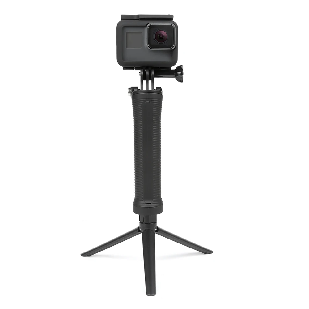 Monopod 3 Way Grip Selfie Stick for GoPro Hero 6 5 4 Session Xiaomi Yi 4K Sjcam Sj4000 Eken H9 H9r Go Pro Accessories | Электроника