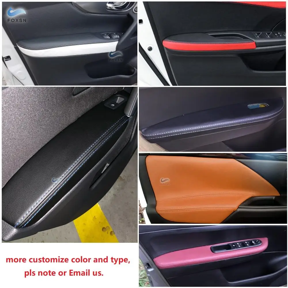 Защитная накладка на панель подлокотника для интерьера двери Skoda Octavia 2015 2016 2017 |