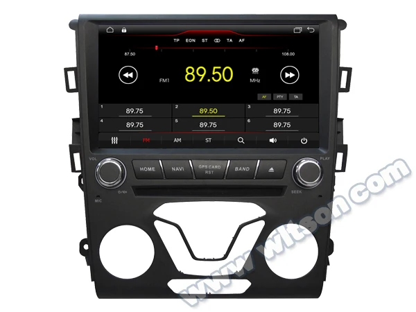 8 &quotAndroid 9 0 OS автомобильный DVD Мультимедиа Навигация GPS радио для Ford Mondeo 2012 2014 со