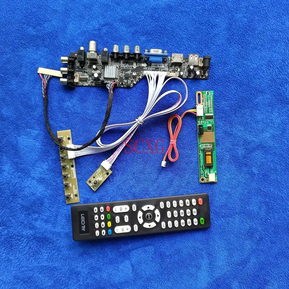 

Controller Board HDMI-compatible USB AV VGA 1-CCFL DVB Digital 1280*800 LVDS 30 Pin Fit B154EW01 V8/V9 B154EW02 V0/V1/V2/V3 KIT