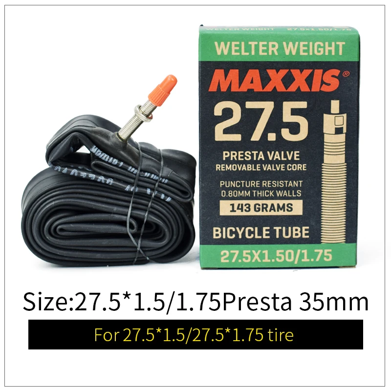 MAXXIS Ultralight 27.5er 27 5*1 9/2 35 внутренняя трубка для велосипеда защита от ударов AV/FV