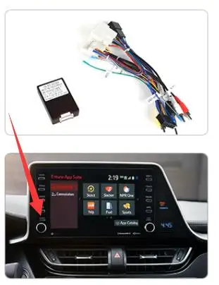 For 2018-2019 Автомобильный мультимедийный 1 Din Android 9,0 Navi для Toyota C-HR CHR Авторадио Навигация gps головное устройство 4 Гб+ 64 Гб PX6 - Цвет: For 2018-2019