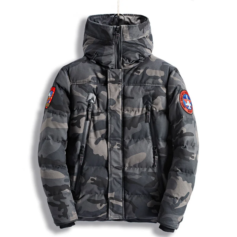 Newest Winter Thicken Camouflage Parkas Men's Cotton-padded Hooded Jackets Warm Military Tactical Windbreak Jacket ropa hombre