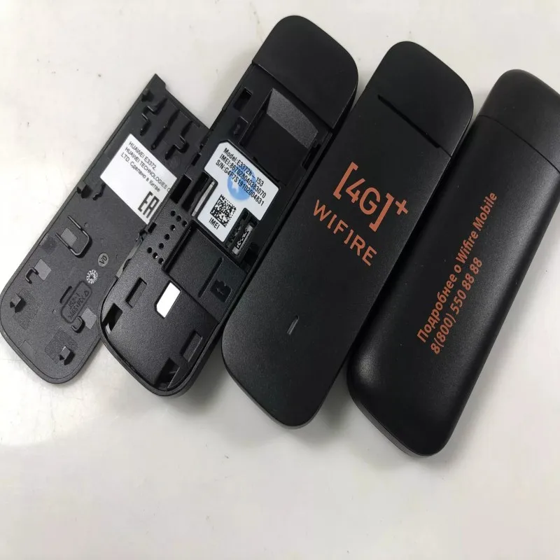 Разблокированный usb ключ HUAWEI E3372 с антенной CRC9 4G LTE и поддержкой 150 Мб/с| |