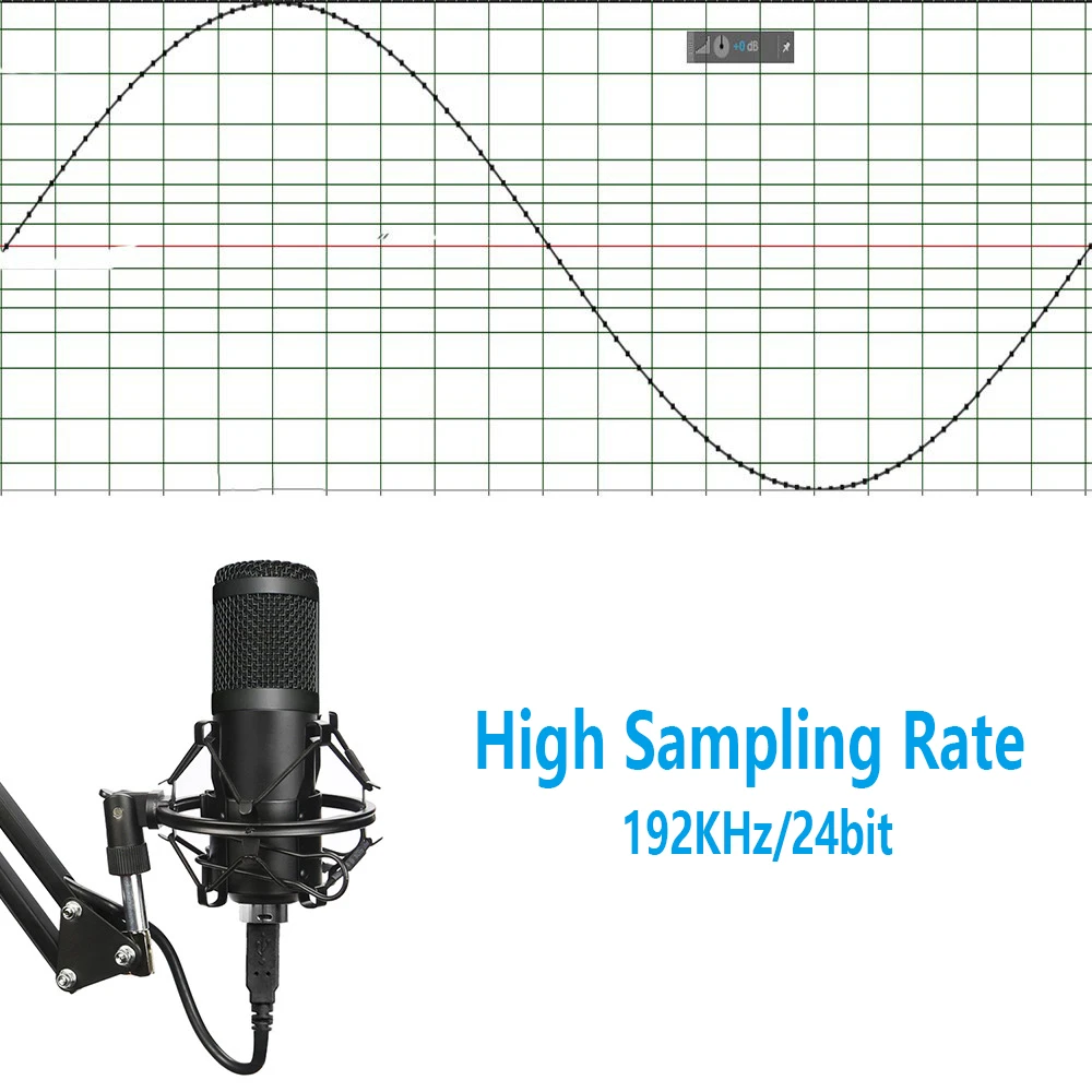 USB Podcast Microphone Kit 192KHZ/24BIT Professional Condenser Mic for PC Youtube Studio aduio Recording Mikrofon desktop stand |