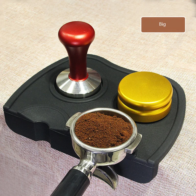 Ручной кофе силиконовый коврик трамбовочный бариста эспрессо подделка латте арт