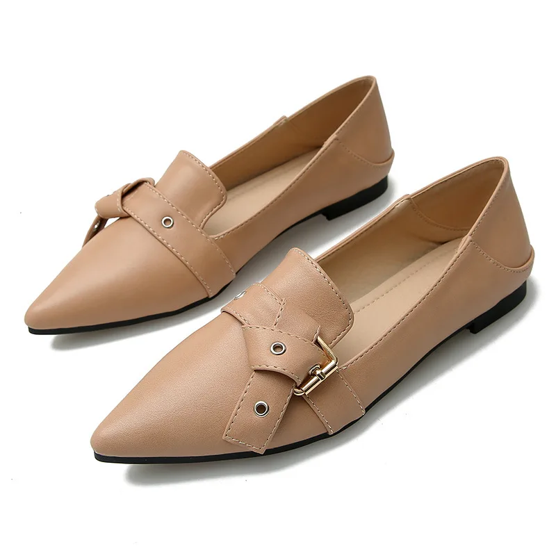 

Fall 2021 Single Shoes for Women Loafers Women Shoes Leather Flats Ladies Shoes and Sandals Plus Size 43 Women Shoes Summer