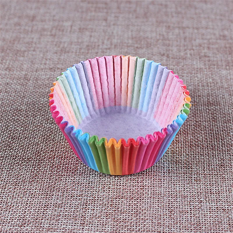 100 шт. Подложка для кексов чашка выпечки бумажные Формы кейсы маффинов коробка