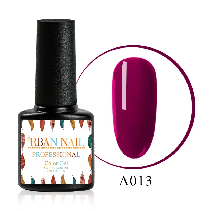 M30013 RBAN NAIL 7 мл чистый Гель-лак для ногтей замачиваемый УФ светодиодный Гель-лак Стойкий черный белый розовый основа для ногтей Гель-лак для маникюра - Цвет: M30013