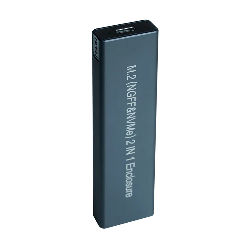m 2 to usb 3 1 ssd case dual protocol m 2 nvme pcie ngff sata m2 ssd adapter for 2230 2242 2260 2280 nvmesata m 2 ssd rtl9210b free global shipping