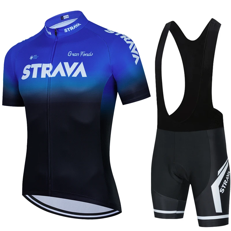 

Одежда для велоспорта, новинка 2022, мужской комплект для велоспорта STRAVA, велосипедная одежда, дышащая, с защитой от УФ-лучей, велосипедная оде...