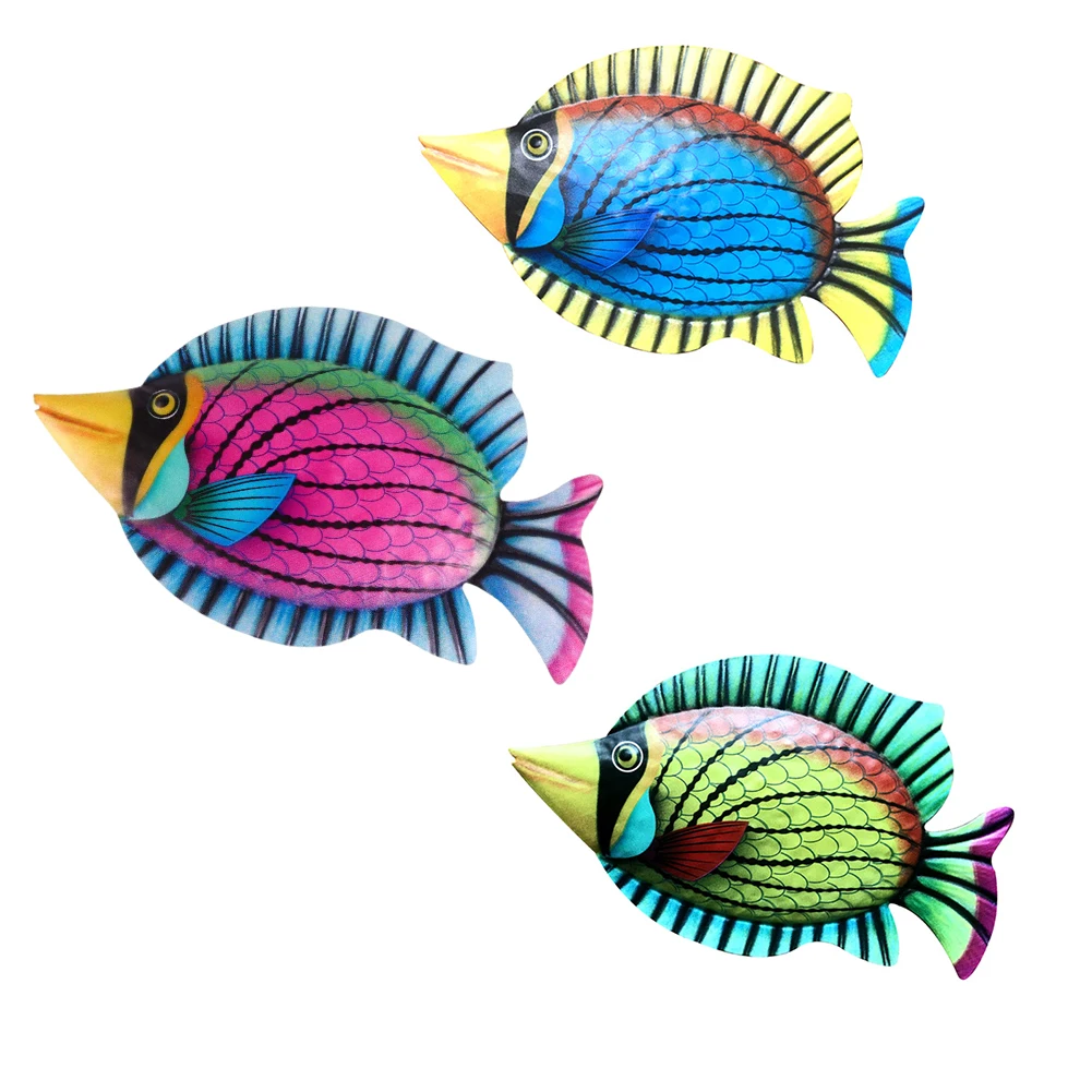 Уникальная висячая украшения рыбы Арт Декор стены креативные с орнаментом