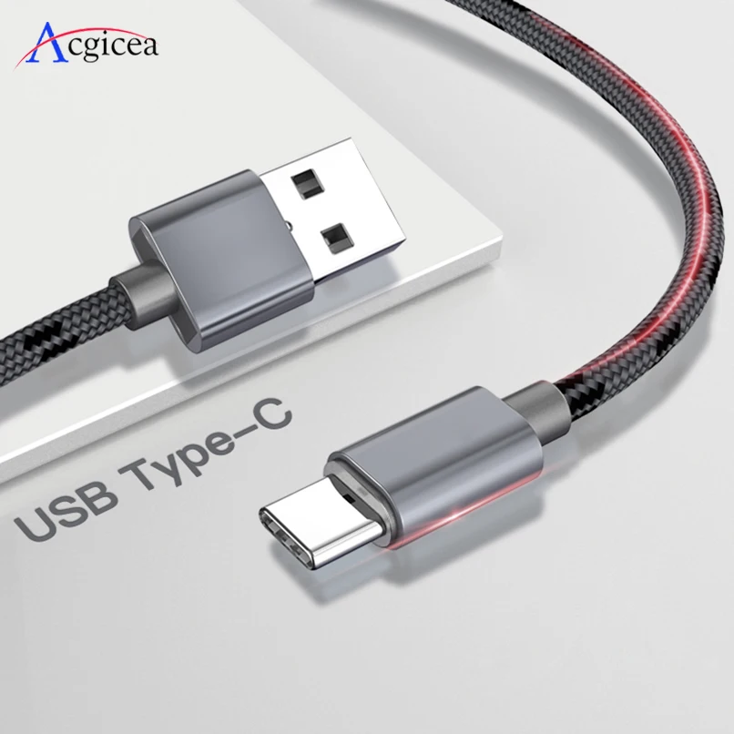 

2.4A USB Type C Cable Fast Charging Type-C USB Cable For Samsung S9 S8 Plus Note 9 8 Huawei Xiaomi Redmi Note 7 USB C Data Cord