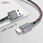 2.4A USB Type C кабель для быстрой зарядки Type-C USB кабель для Samsung S9 S8 Plus Note 9 8 Huawei Xiaomi Redmi Note 7 USB C кабель для передачи данных