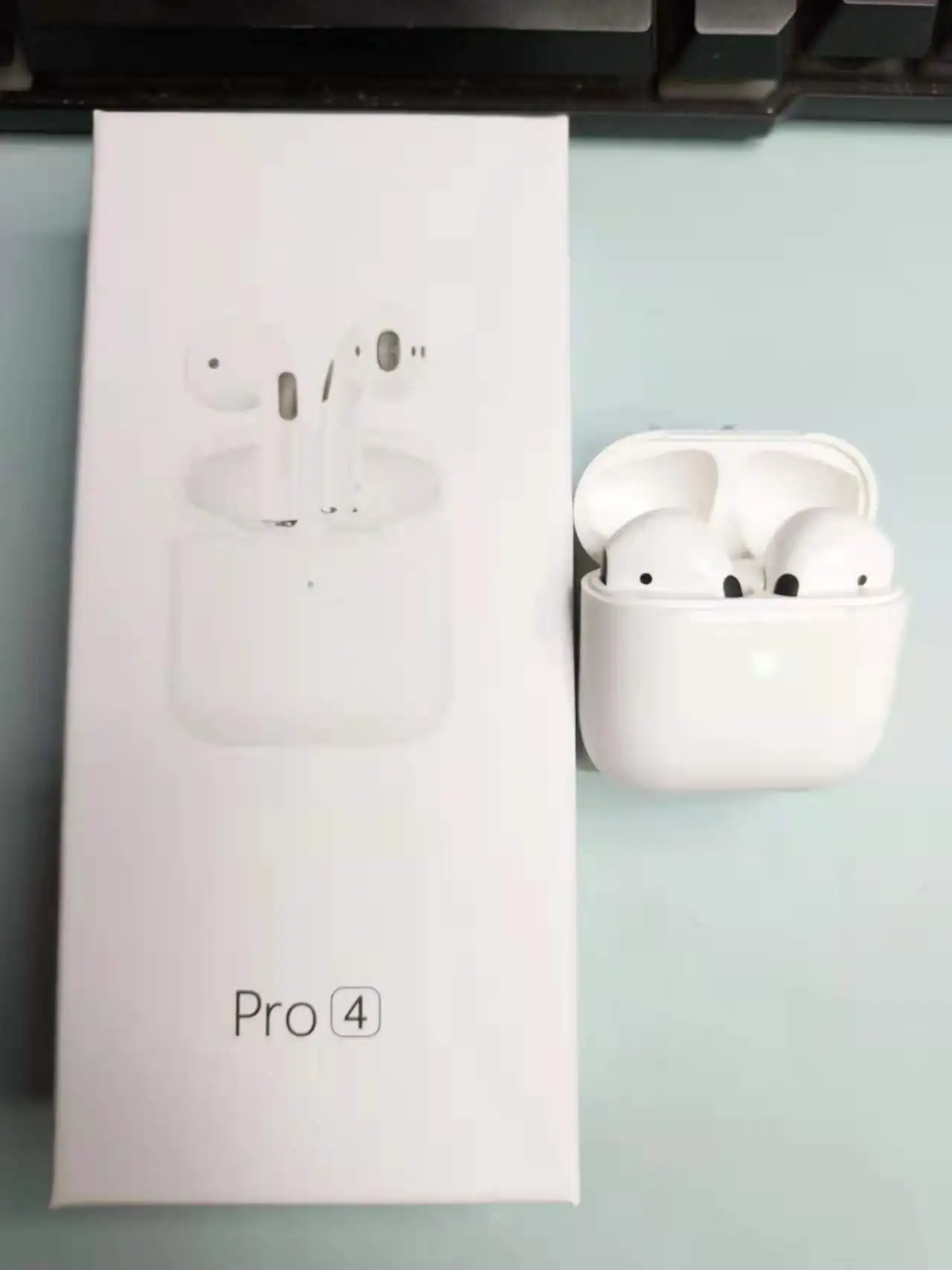 Pro 4 Bluetooth Headphones Wireless Headset Origianl Mini Earbuds Stereo For Airpoddings Noise Cancelling Apple Xiaomi | Электроника