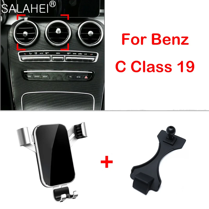 Мобильный телефон держатель для Mercedes Benz C Class W205 2019 2020 крепление на приборную