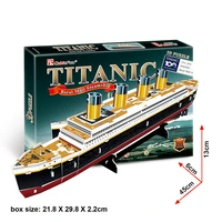 3d puzzles children puzzles adults learning education brain teaser assemble toy titanic ship model games jigsaw puzzle