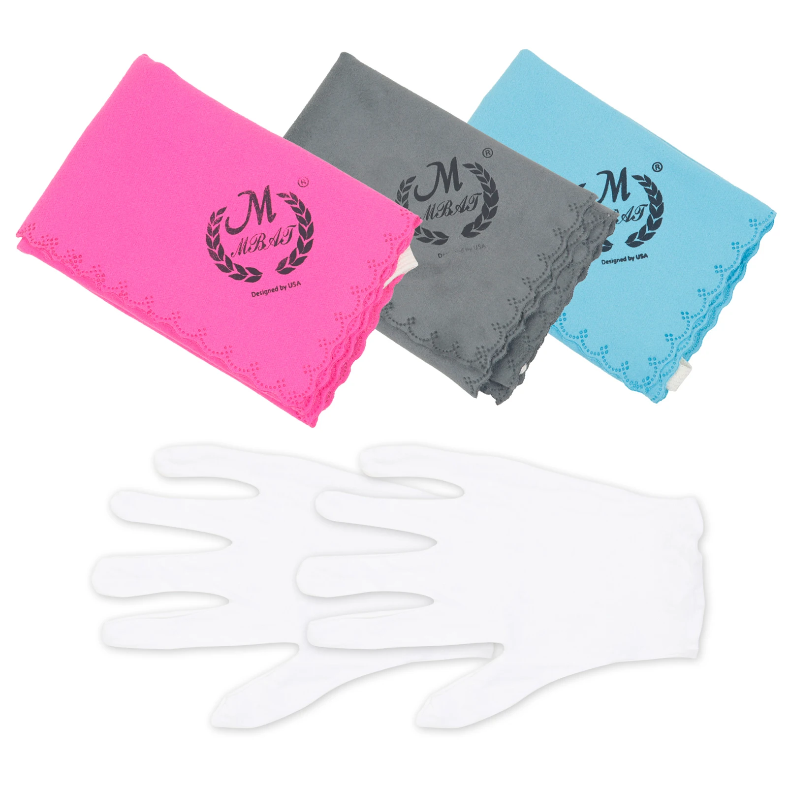 

3 Pack Saxophone Cleaning Cloth Wind Instrument Cleaner Cloth with Gloves Cleaning Supplies for Saxophone Flute Clarinet