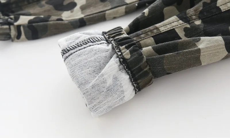 Осенние брюки для маленьких мальчиков камуфляжные штаны хлопковые детские