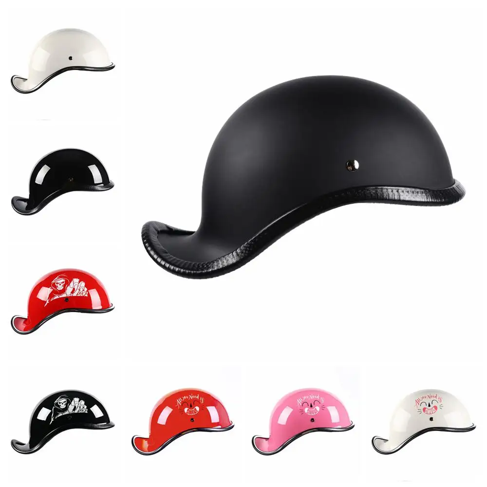 

HiMISS Motorcycle Retro Half Helmet Open Face Motorcycle Racing Off Road Helmet
