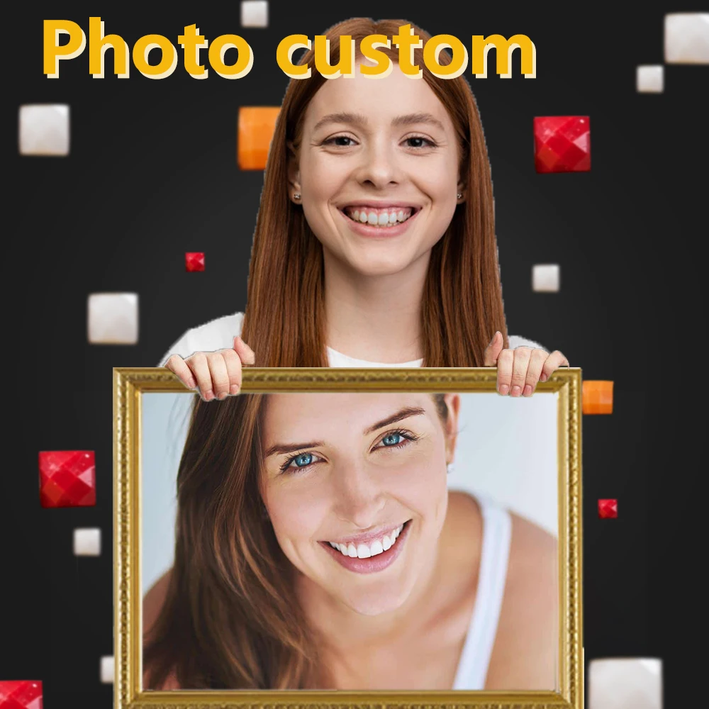Фото на заказ алмазная живопись 5D DIY животные пейзаж семейная картина Стразы