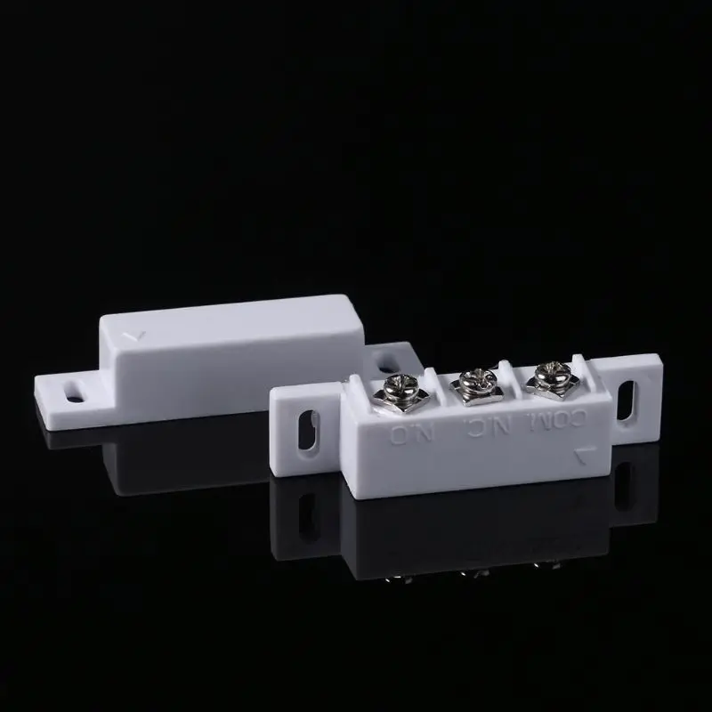 

NC NO Magnetic Contact Switch Door Sensor Wired Metal Roller Shutter Door Home Alarm System