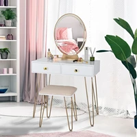 bedroom furniture dressing table dressing table with mirror stool led mirror cosmetics jewelry storage table furniture