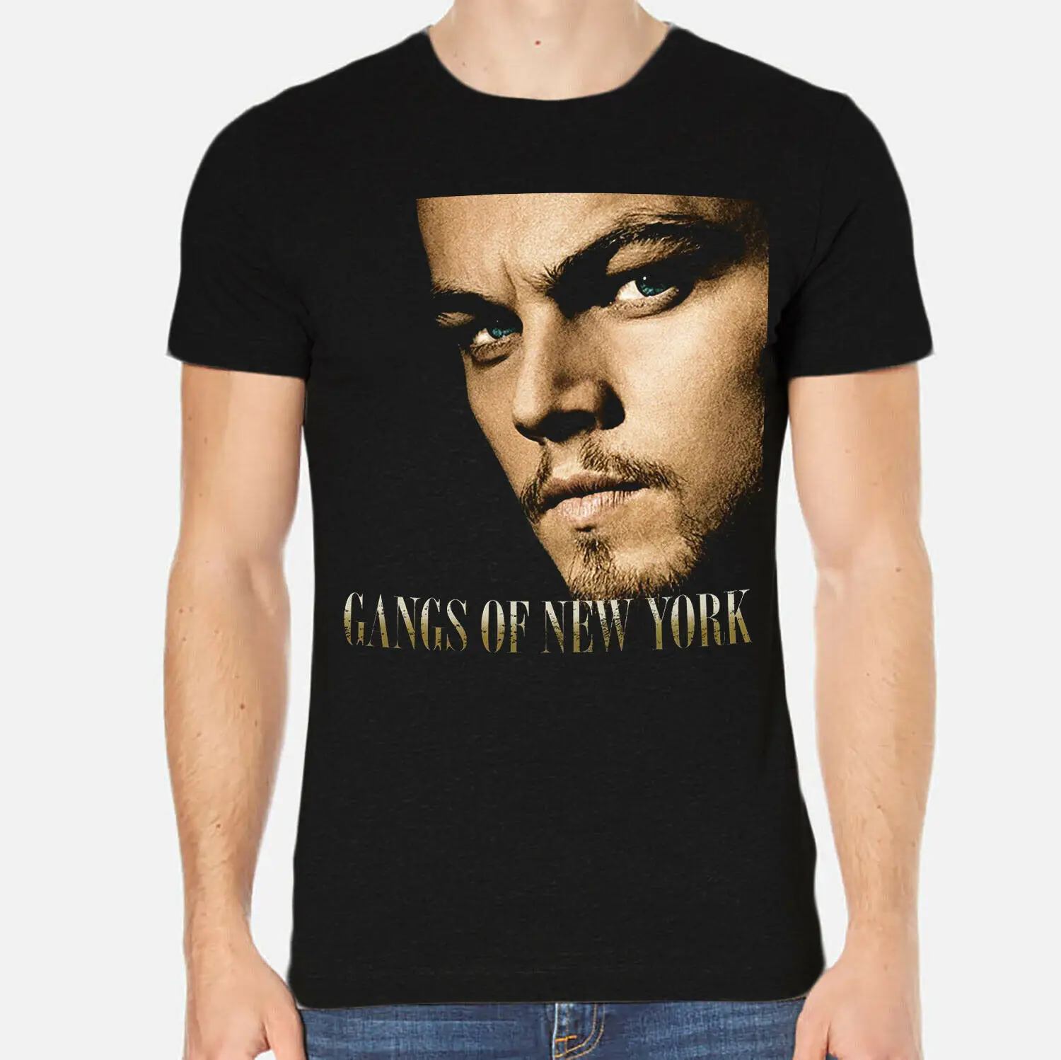 Мужская футболка классная Leonardo DiCaprio Повседневная унисекс бесплатная доставка