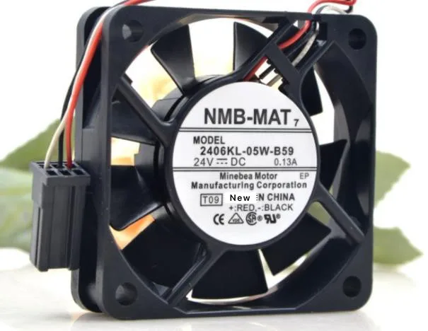 

Brand new original 2406KL-05W-B59 6015 24V 0.13A cooling fan