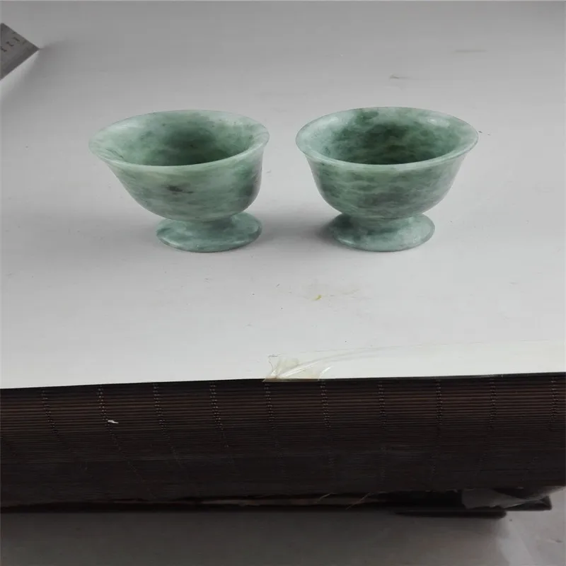 Китайские Нефритовые чашки изысканный нефритовый бокал для вина естественного
