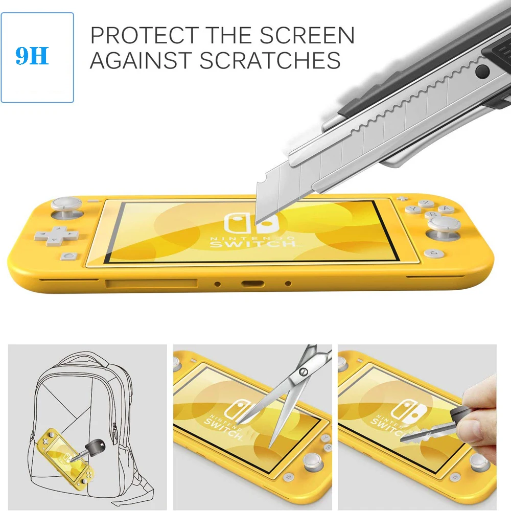 Протектор экрана из закаленного стекла премиум-класса для nintendo Switch Lite NS Защита экрана для kingd Switch Mini аксессуары