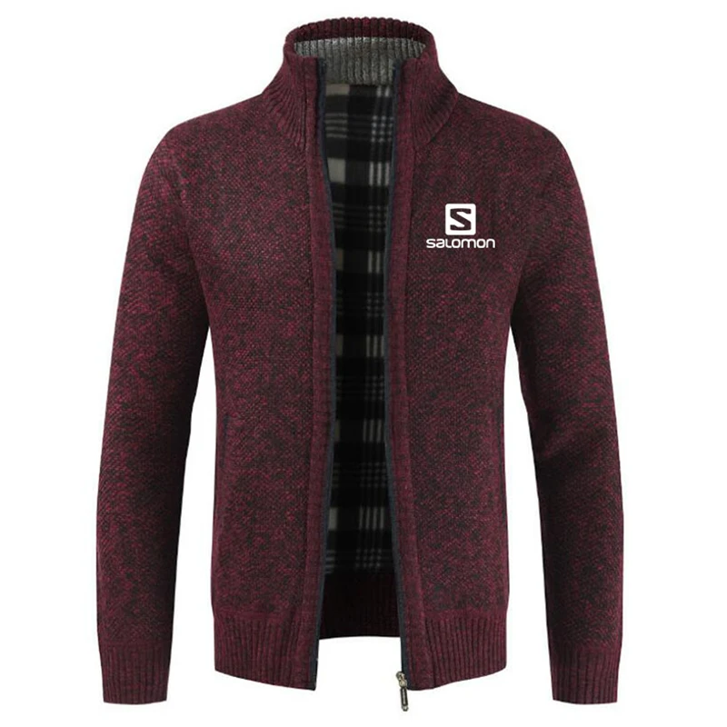 Мужское пальто-свитер S весна-осень 2021 искусственный мех шерсть теплая подкладка