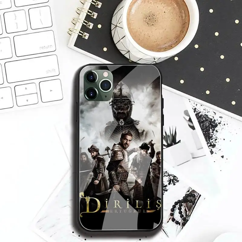 Чехол для телефона Dirilis Ertugrul закаленное стекло iPhone 12 Mini 11 Pro XR XS MAX 8X7 6S 6 Plus SE 2020