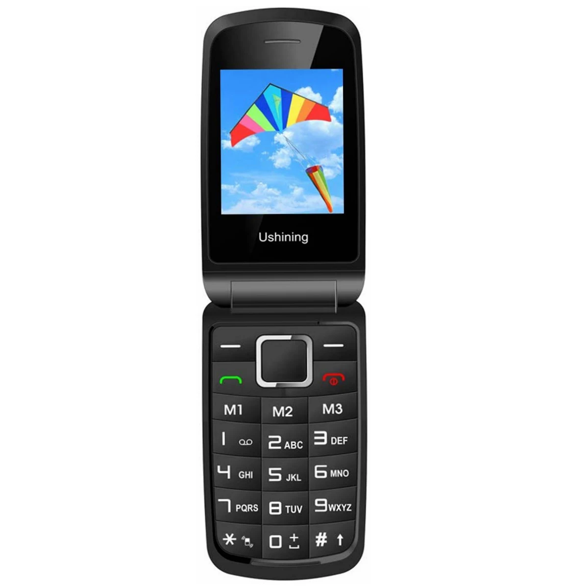 Мобильный телефон с откидной крышкой GSM 1 77 2 8 дюйма двойной дисплей двумя sim