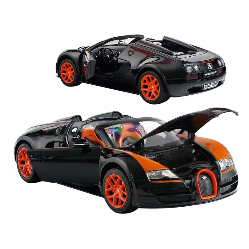 1:18 Rastar Veyron спортивный автомобиль с открытым верхом модель автомобиля из сплава 3