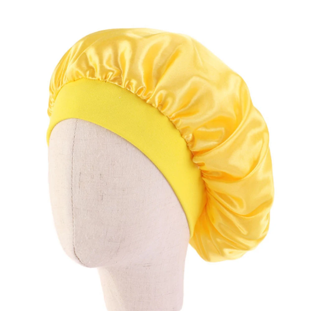 Женская ночная Кепка для сна головной убор с резинкой капот химио |
