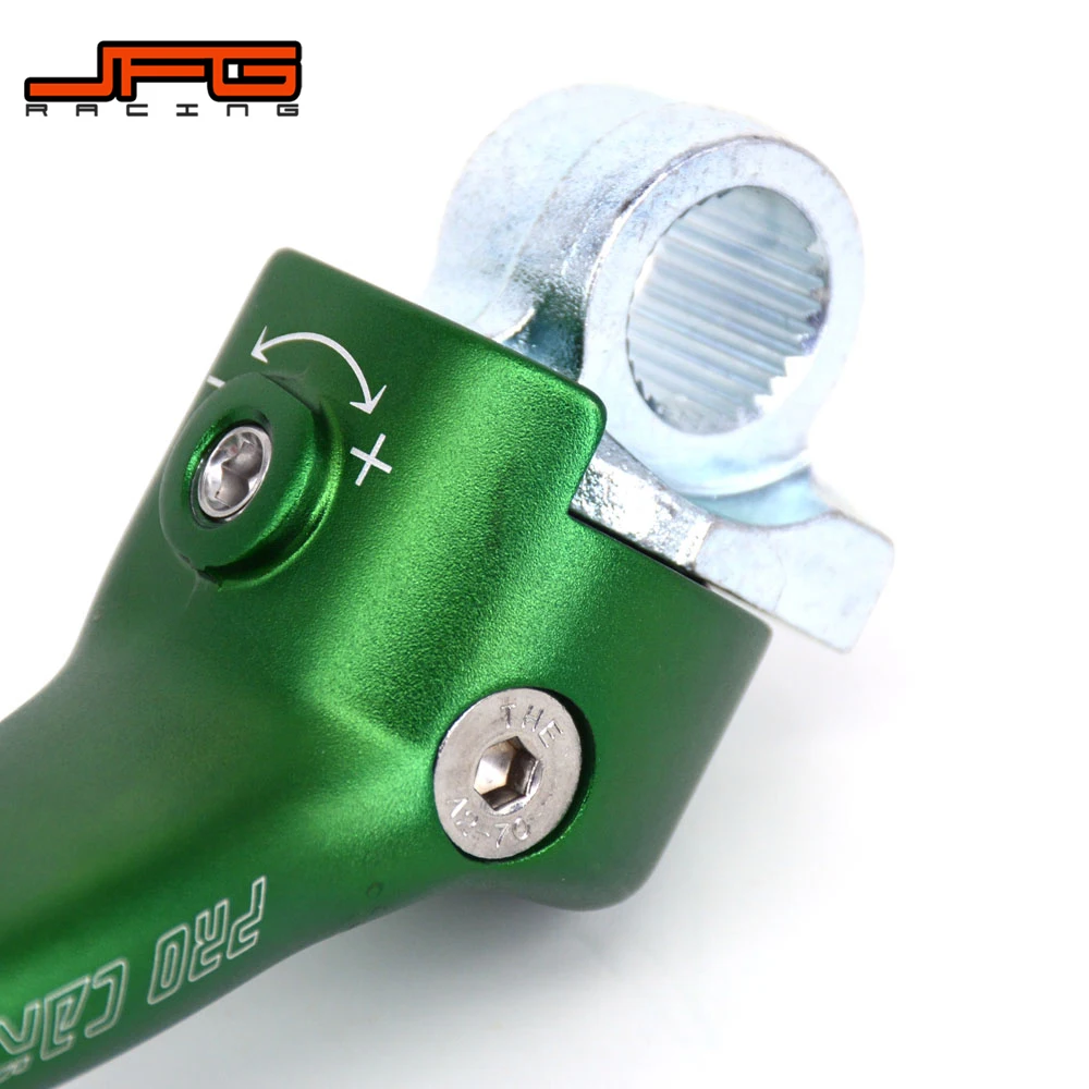 Мотоцикл с ЧПУ Новый кованый стартовый рычаг стартера педаль для KAWASAKI KXF250 KX250F KXF