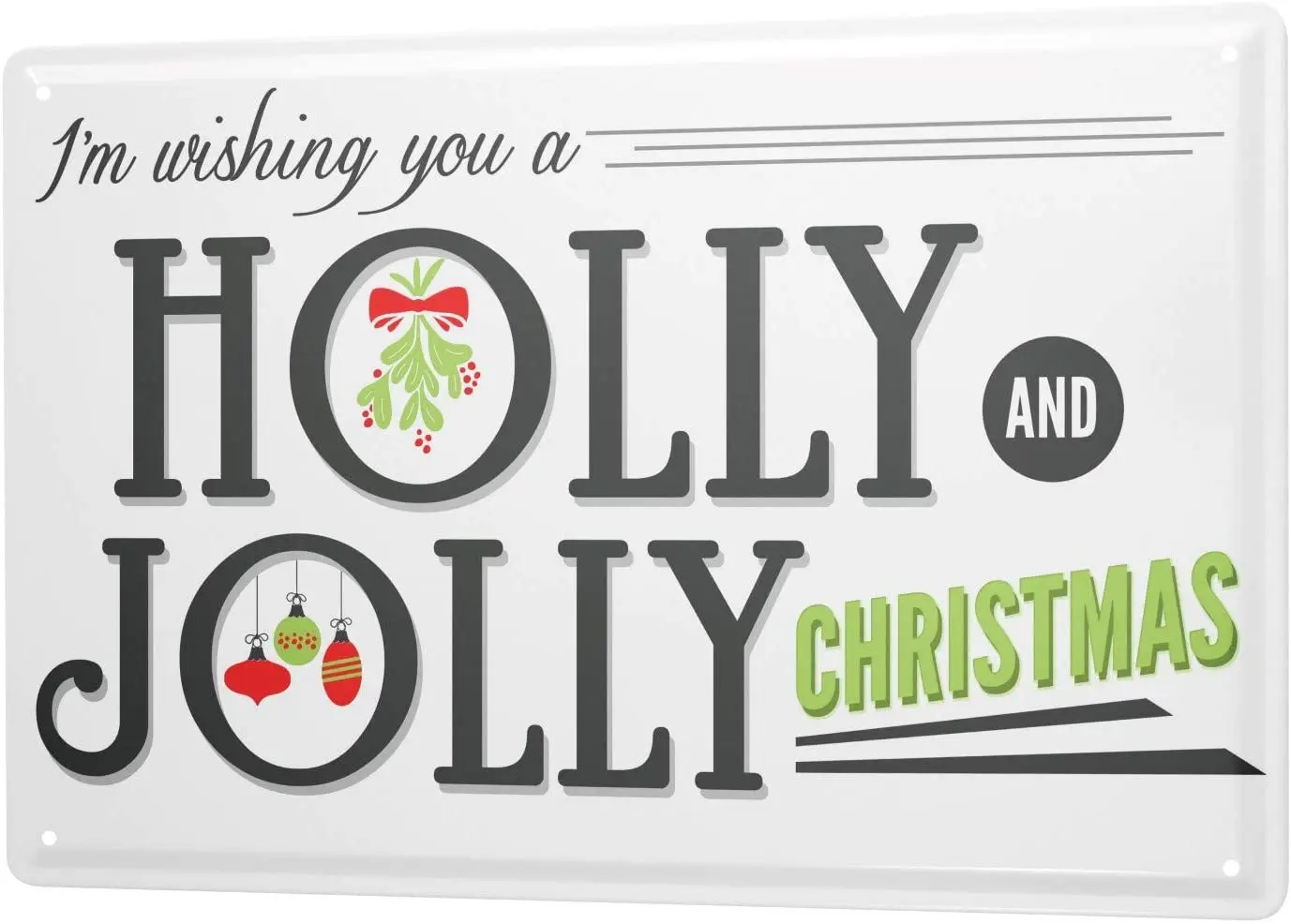 

SINCE 2004 Tin Sign Santa Claus Holly Jolly