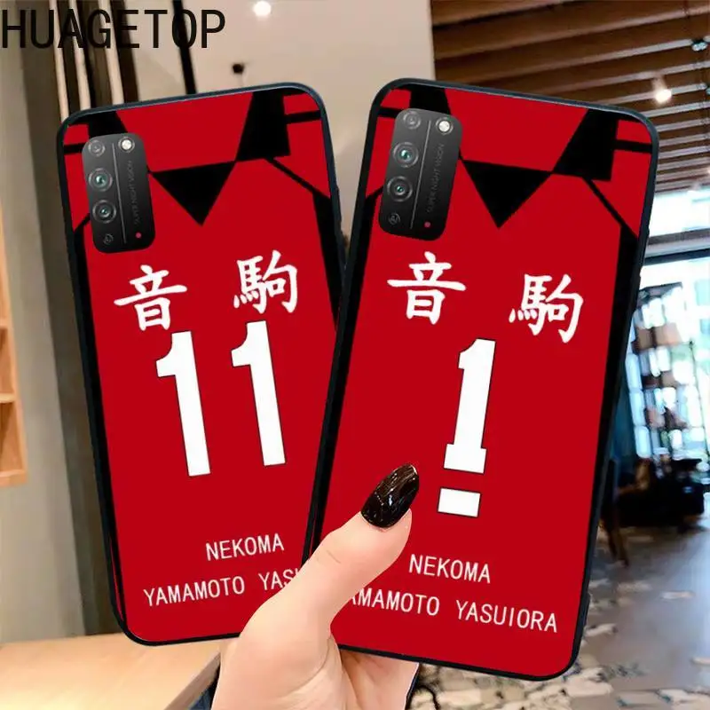 Haikyuu team uniform чехол для телефона Huawei Honor 30 20 10 9 8 8x 8c v30 Lite view pro|Бамперы| |