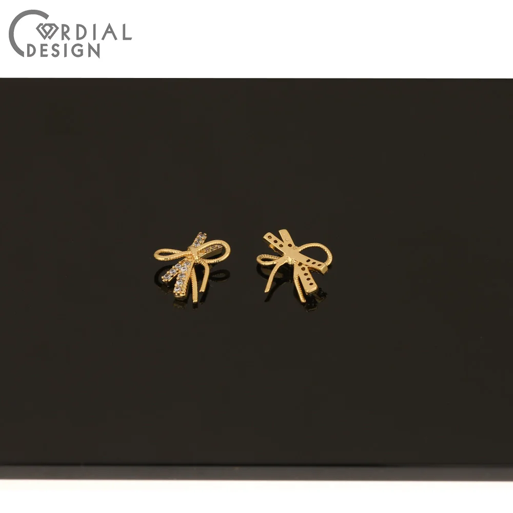 

Cordial Design 50Pcs 11*12MM DIY Parts/Fingernail Making/Jewelry Accessories/Hand Made/Genuine Gold Plating/Fingernail Findings