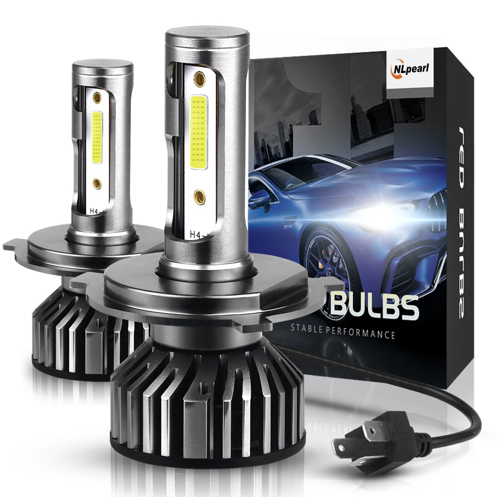 NLpearl H4 H7 H1 светодиодный Canbus 50 Вт 12000LM H8 H9 H11 HB3 9005 лампы HB4 9006 9012 Hir2 автомобилей