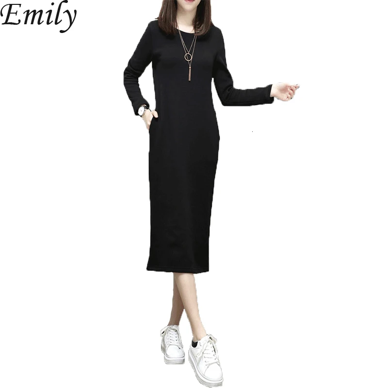 Осеннее трикотажное облегающее платье миди повседневные сексуальные женские