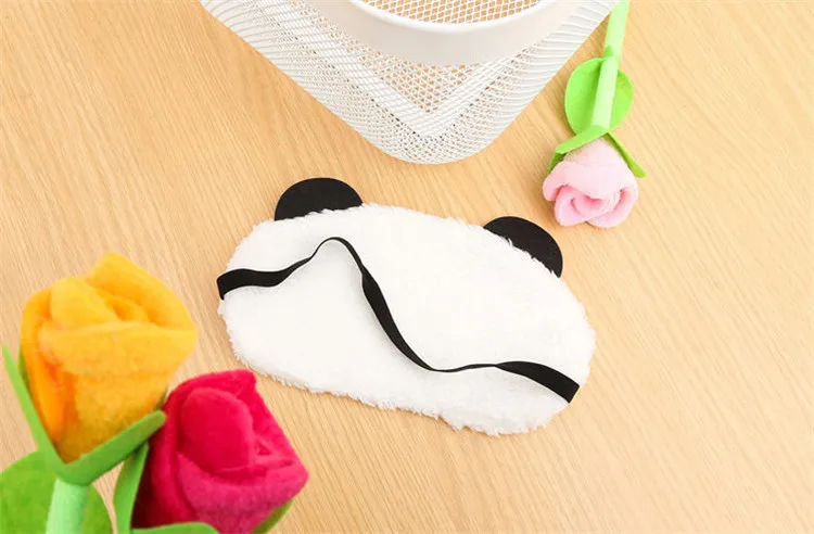 Мультяшная маска для сна 3d затемненная милые узоры помощь отдых в дороге дышащая