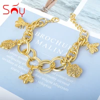 sunny jewelry fashion charm bracelets adjustable flower bee design for women hand chains link chain high quality wedding gift
