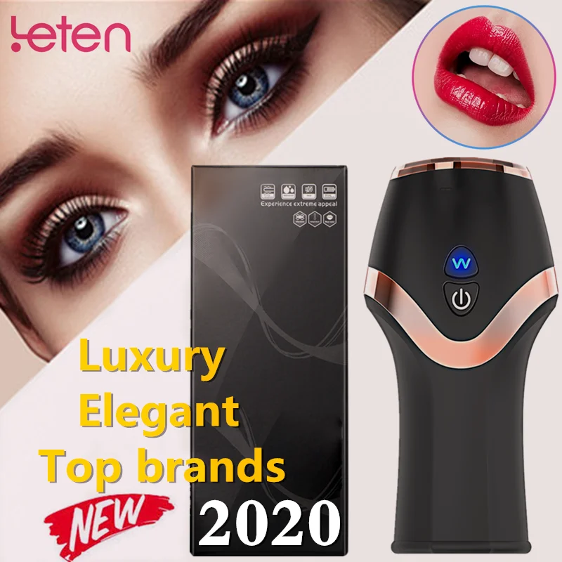 Мужской мастурбатор Кубок из натуральной кожи мужской пенис EnlargeVibrator оральный