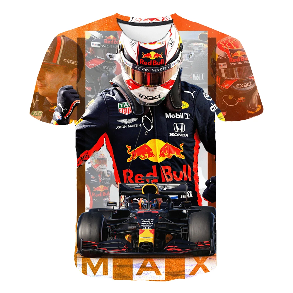 Мужская футболка Max Verstappen 33 летняя новая 3D Футболка с принтом модная мужская