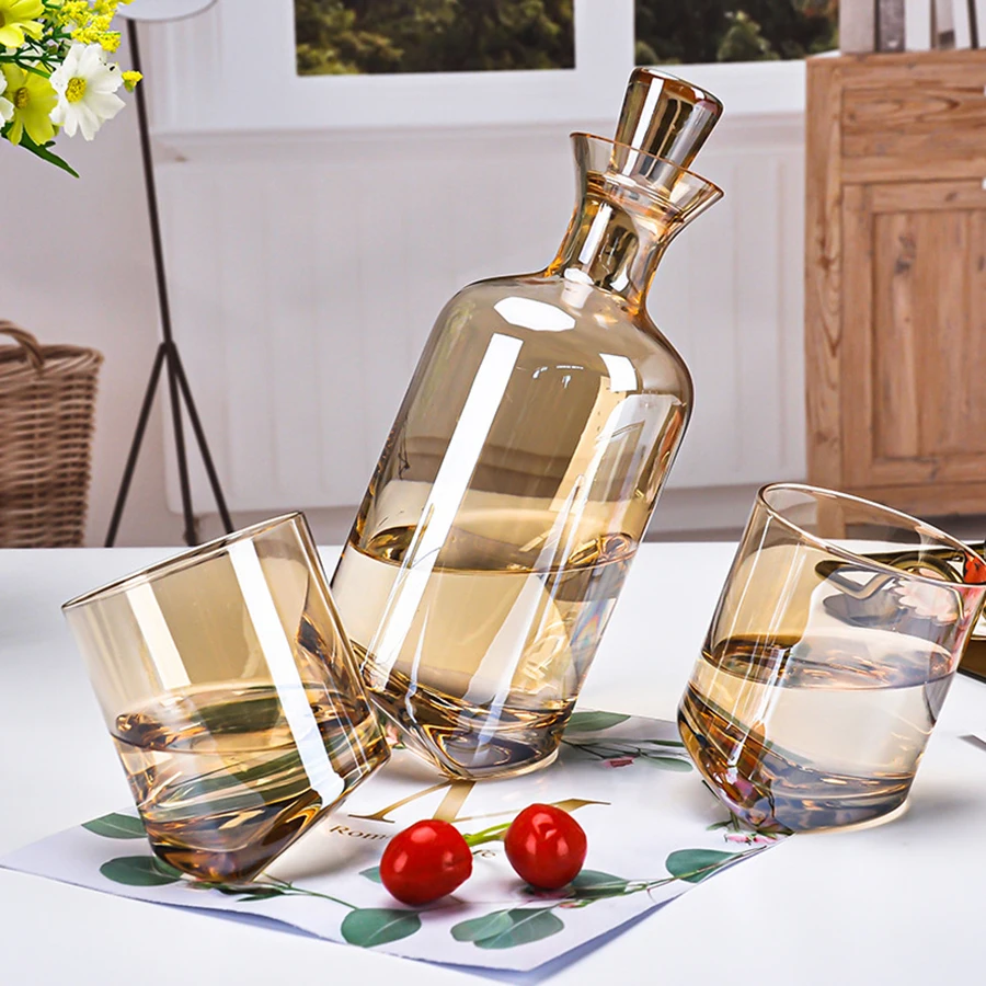 

European Home Glass Cup Drink Juice Wisky Luxury Crystal Water Glasses Beer Transpar Creative Copas De Cristal Whisky Barware