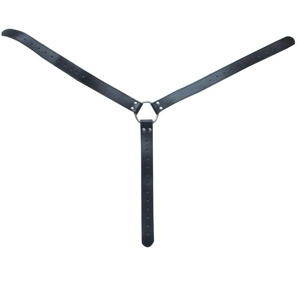 Мужские кожаные Y-образные ремни в стиле Харадзюку готический костюм комбинация