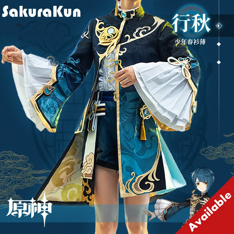 

Game Genshin Impact Cosplay Xingqiu Costume Xing Qiu Genshin Impact Cosplay Halloween